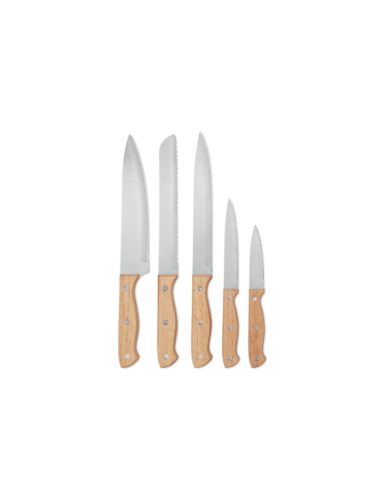 Set de 5 couteaux de cuisine personnalisés - Ustensiles de Cuisine pas cher