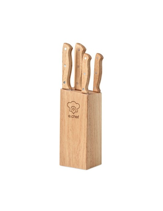 Set de 5 couteaux de cuisine personnalisés - Ustensiles de Cuisine pas cher