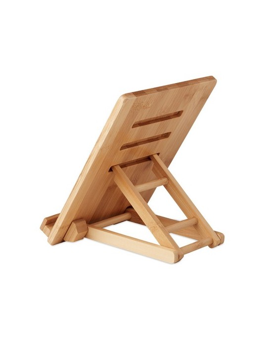 Support de bureau pratique en bambou - Accessoire Bureau