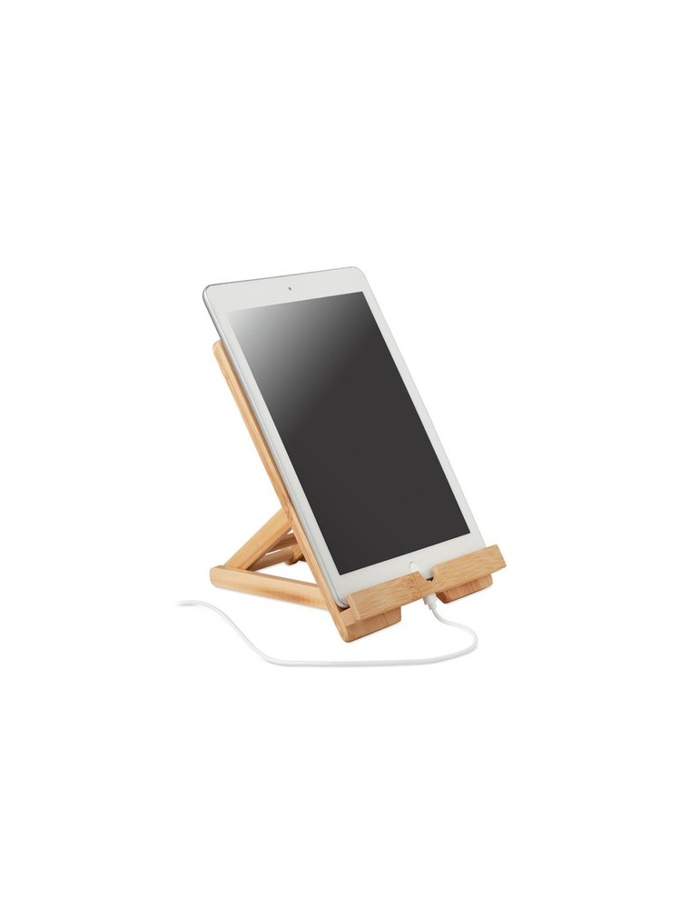 Support de bureau pratique en bambou - Accessoire Bureau