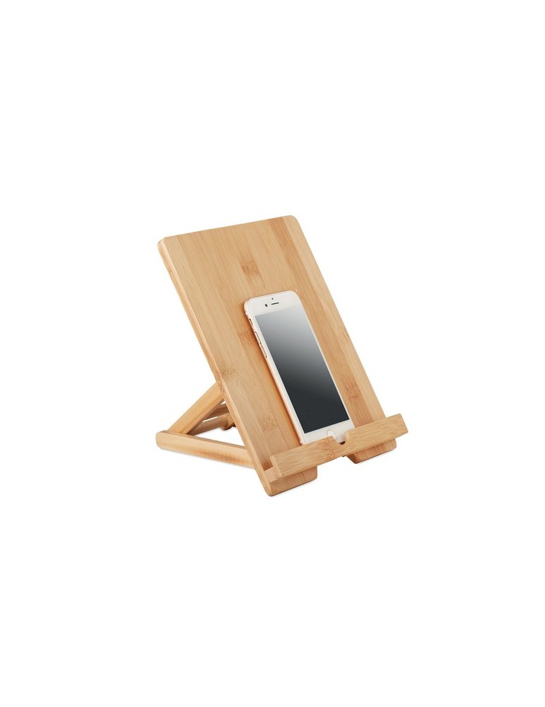 Support de bureau pratique en bambou - Accessoire Bureau