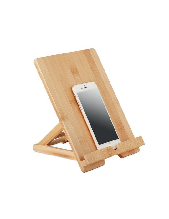 Support de bureau pratique en bambou - Accessoire Bureau