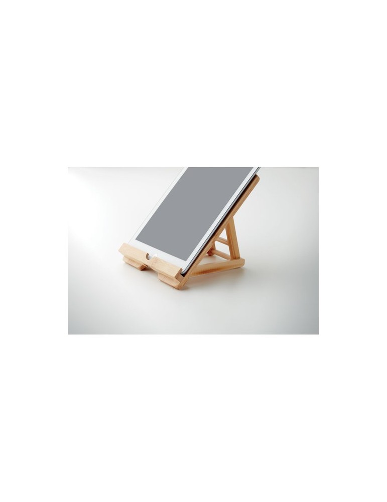 Support de bureau pratique en bambou - Accessoire Bureau