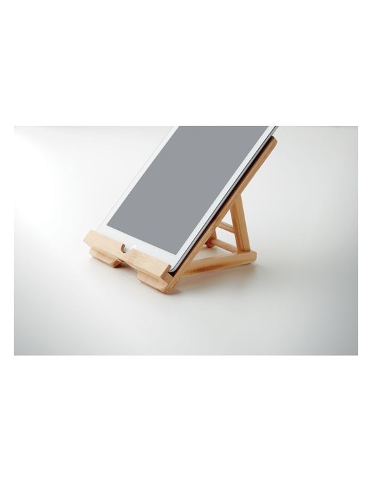 Support de bureau pratique en bambou - Accessoire Bureau
