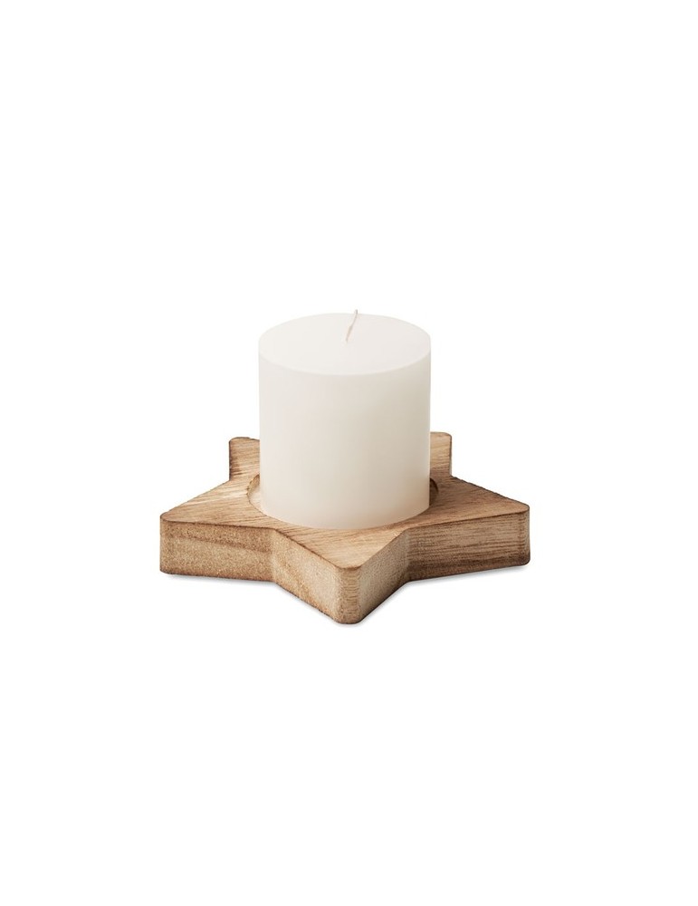 Bougeoir personnalisé en étoile lotus - Décoration Maison Unique pas cher