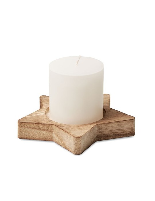 Bougeoir personnalisé en étoile lotus - Décoration Maison Unique pas cher