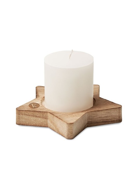 Bougeoir personnalisé en étoile lotus - Décoration Maison Unique pas cher
