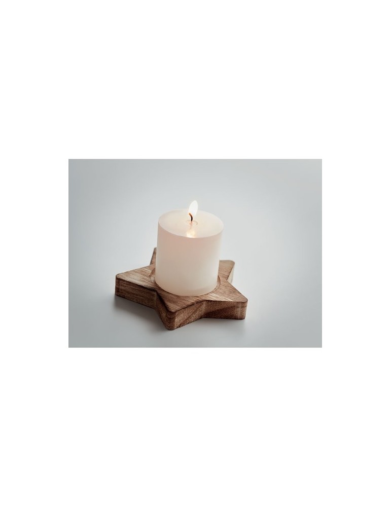 Bougeoir personnalisé en étoile lotus - Décoration Maison Unique pas cher