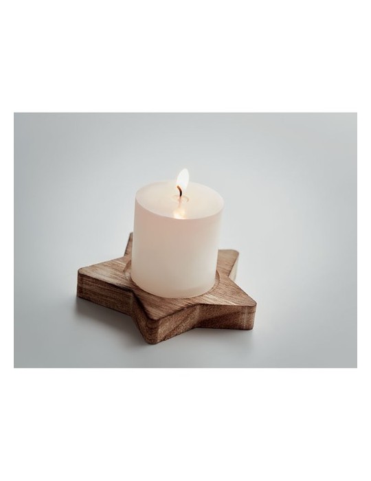 Bougeoir personnalisé en étoile lotus - Décoration Maison Unique pas cher