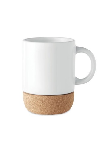 Tasse en céramique personnalisée avec base en liège - SUBCORK pas cher