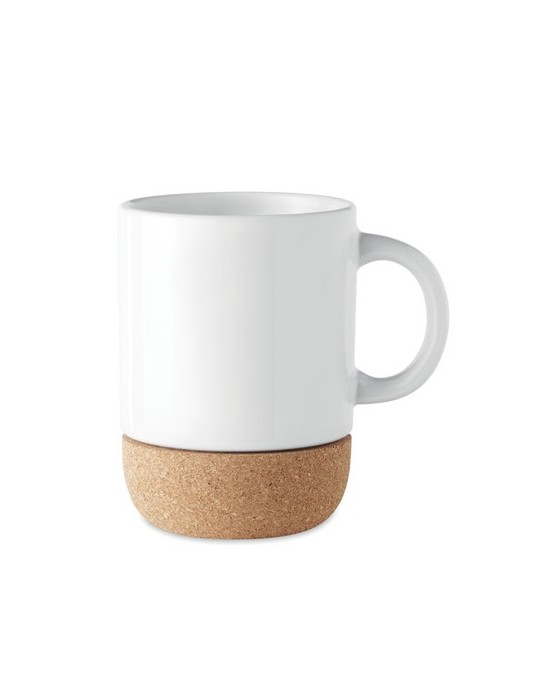 Tasse en céramique personnalisée avec base en liège - SUBCORK pas cher