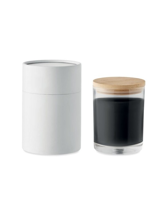 Bougie parfumée personnalisée à la vanille - Élégance Naturelle pas cher