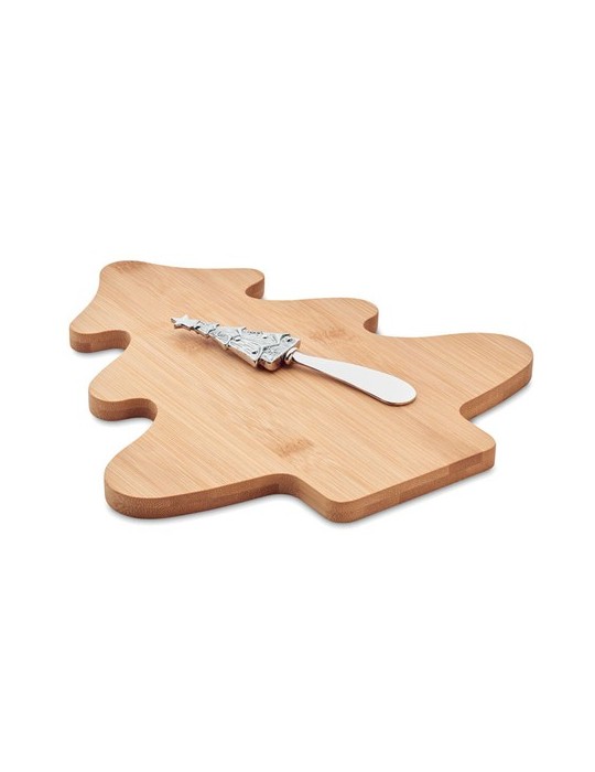 Set à Fromages en Bambou Personnalisé TREECHESSE - Élégance Naturelle