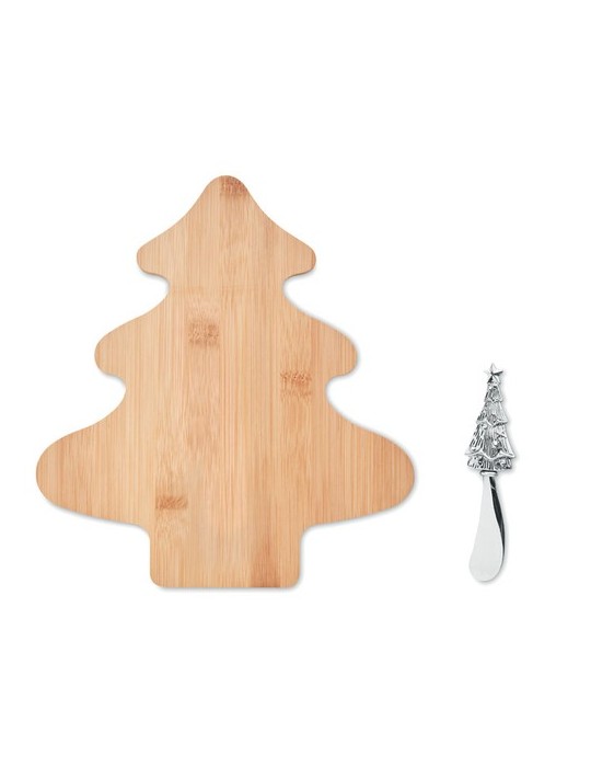 Set à Fromages en Bambou Personnalisé TREECHESSE - Élégance Naturelle