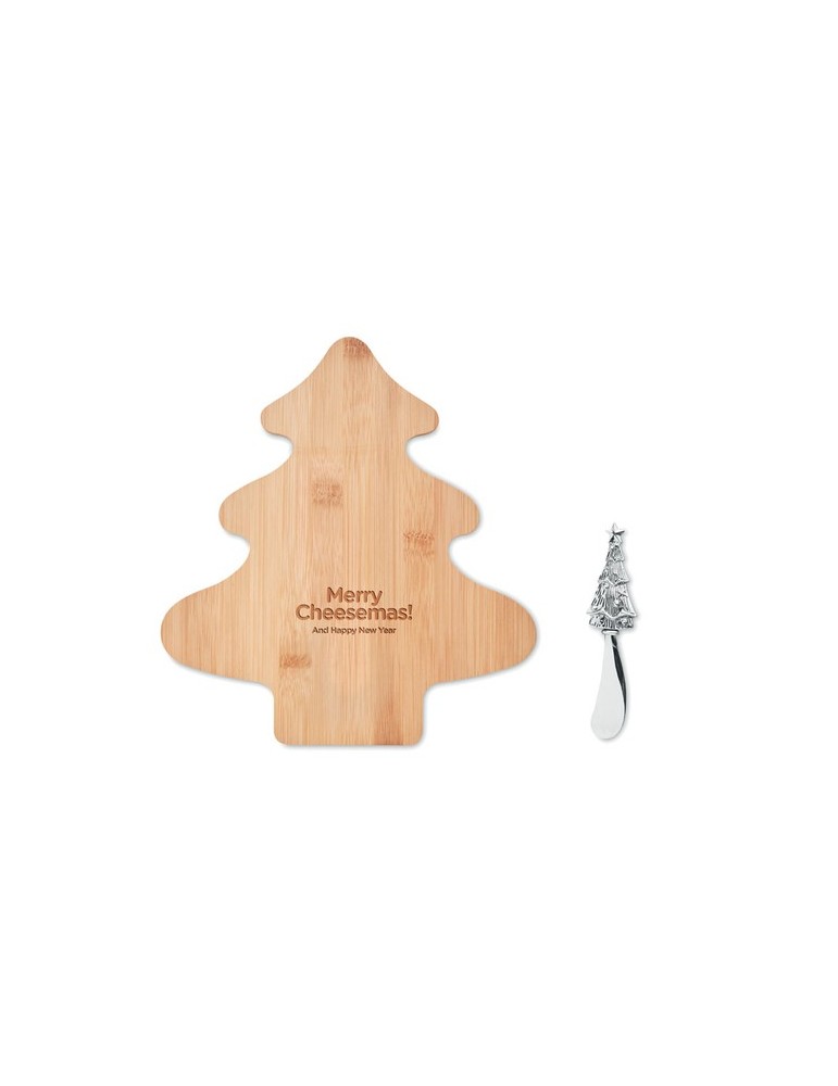Set à Fromages en Bambou Personnalisé TREECHESSE - Élégance Naturelle