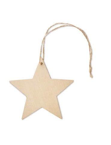 Décoration Étoile en Bois MDF Personnalisée - Idée Cadeau pas cher