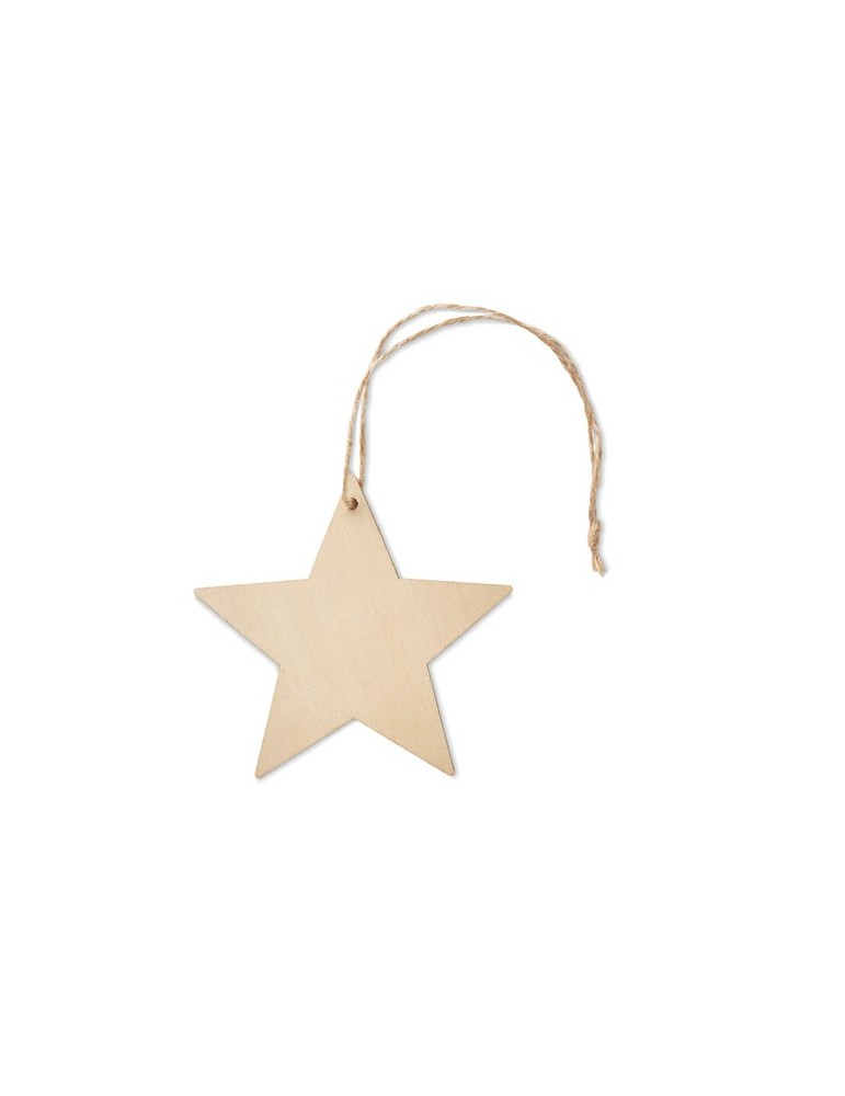 Décoration Étoile en Bois MDF Personnalisée - Idée Cadeau pas cher