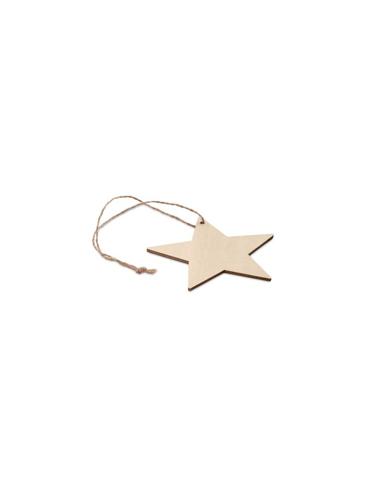 Décoration Étoile en Bois MDF Personnalisée - Idée Cadeau pas cher