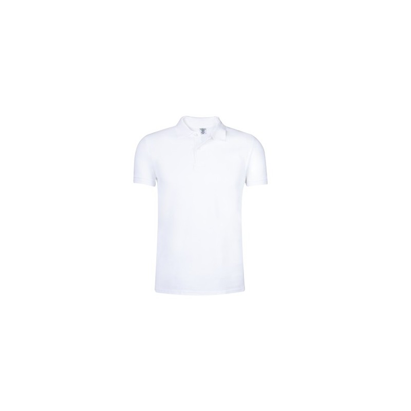 Polo Blanc Personnalisé Adulte MPS180 "Keya" Matières : coton Taille textile : M Couleurs : blanc personnalisable avec votre log
