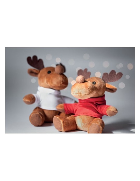 Renne en peluche Personnalisé RUDOLPH - Objet publicitaire unique