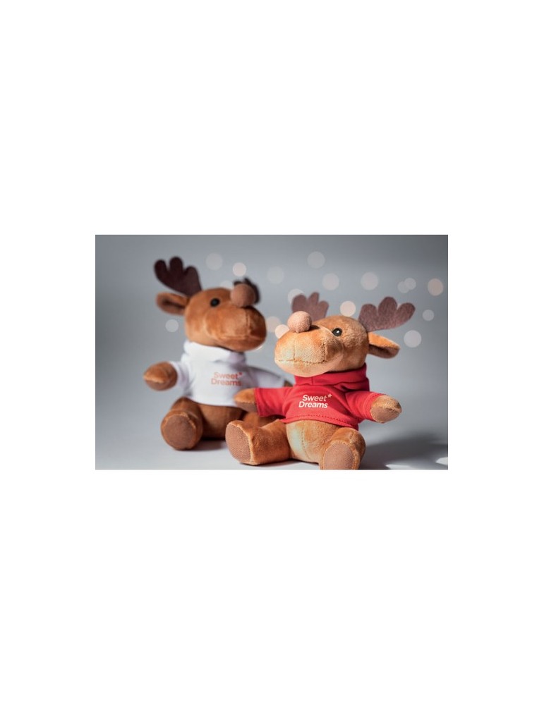 Renne en peluche Personnalisé RUDOLPH - Objet publicitaire unique