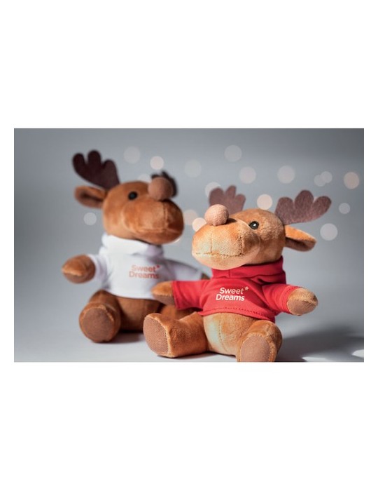 Renne en peluche Personnalisé RUDOLPH - Objet publicitaire unique