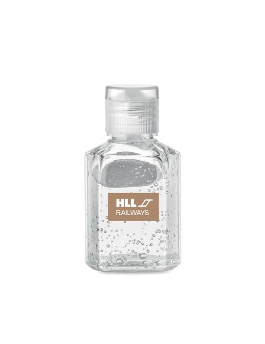 Gel nettoyant mains antibactérien pratique personnalisé 30ml pas cher