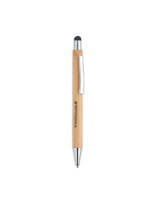 Stylo publicitaire en bambou BAYBA - Cadeaux personnalisés
