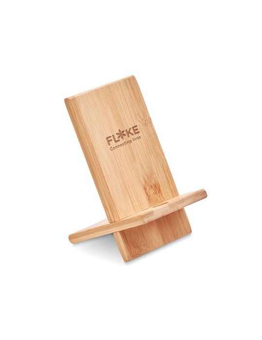 Support téléphone  en bambou WHIPPY - Pratique