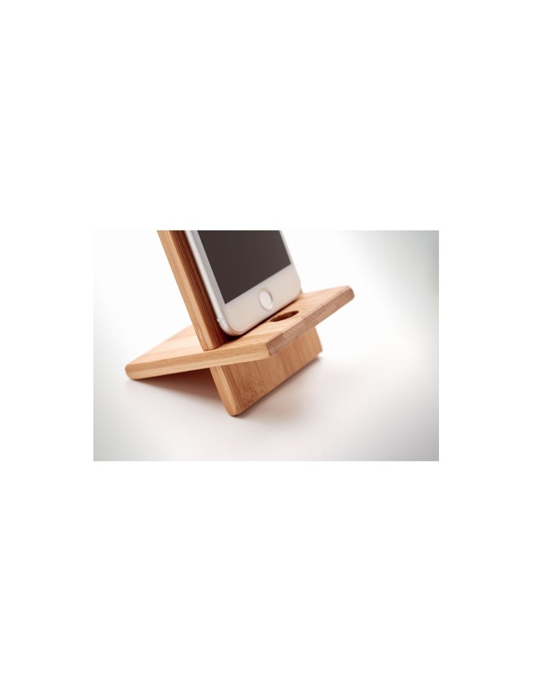 Support téléphone  en bambou WHIPPY - Pratique