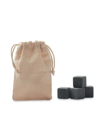 Cubes en pierre pratiques personnalisés ROCKS - Accessoires Bar pas cher