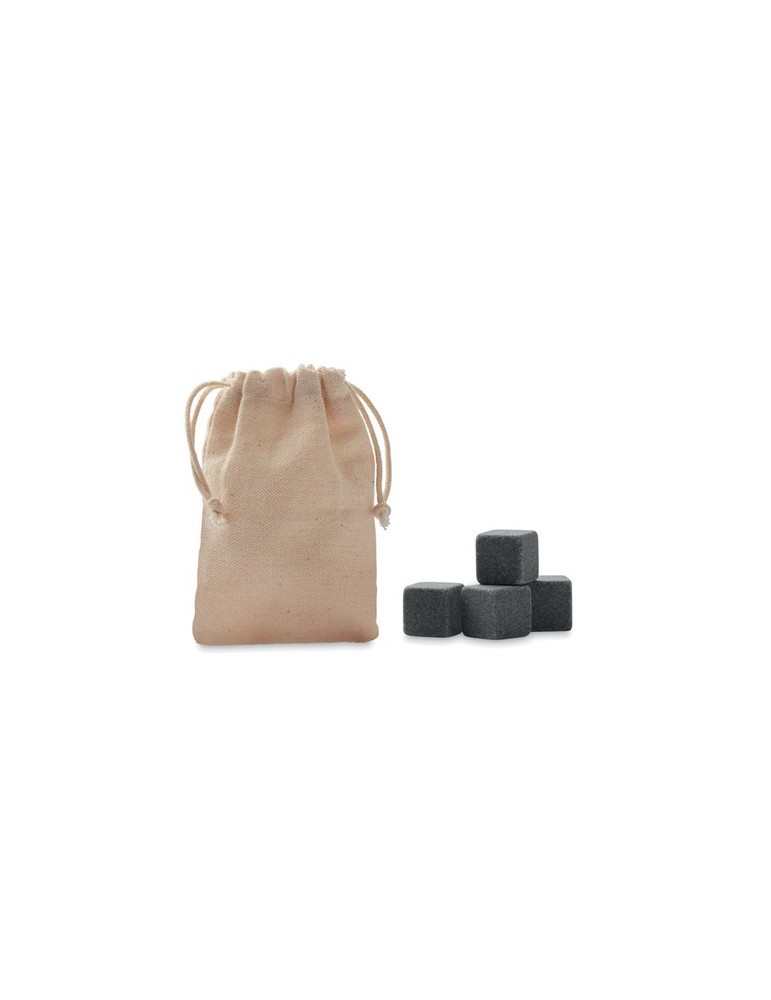 Cubes en pierre pratiques personnalisés ROCKS - Accessoires Bar pas cher