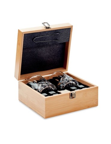 Set Whisky Personnalisé Bambou INVERNESS Élégance et Praticité pas cher
