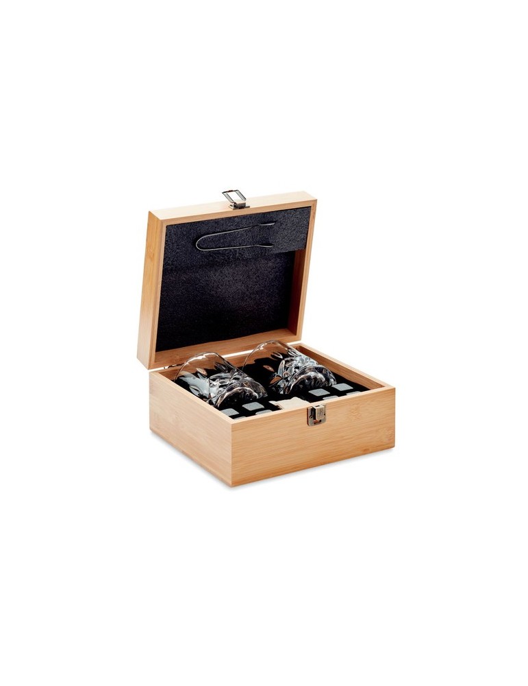 Set Whisky Personnalisé Bambou INVERNESS Élégance et Praticité pas cher