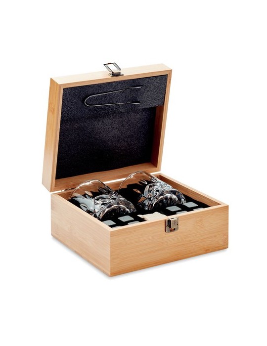 Set Whisky Personnalisé Bambou INVERNESS Élégance et Praticité pas cher