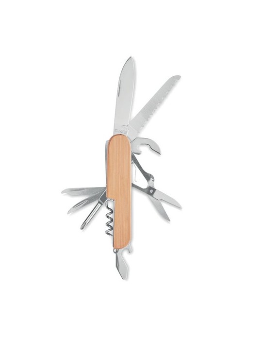 Couteau Multi Outils en Bambou Pratique LUCY LUX
