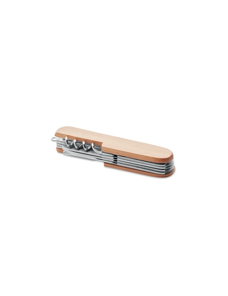 Couteau Multi Outils en Bambou Pratique LUCY LUX