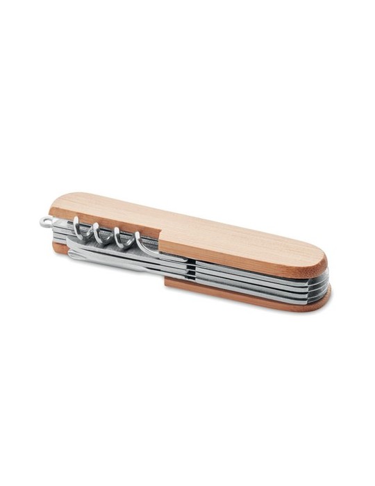Couteau Multi Outils en Bambou Pratique LUCY LUX