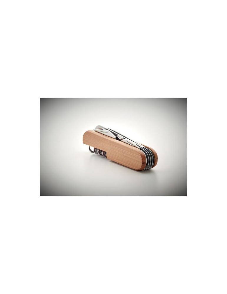 Couteau Multi Outils en Bambou Pratique LUCY LUX