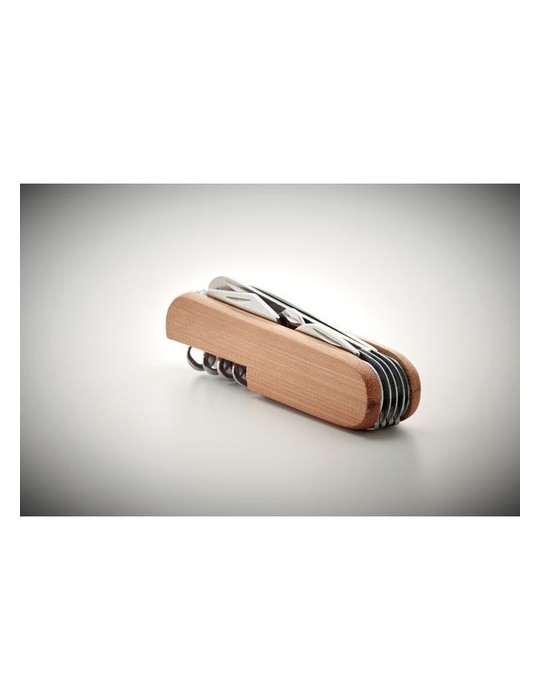 Couteau Multi Outils en Bambou Pratique LUCY LUX