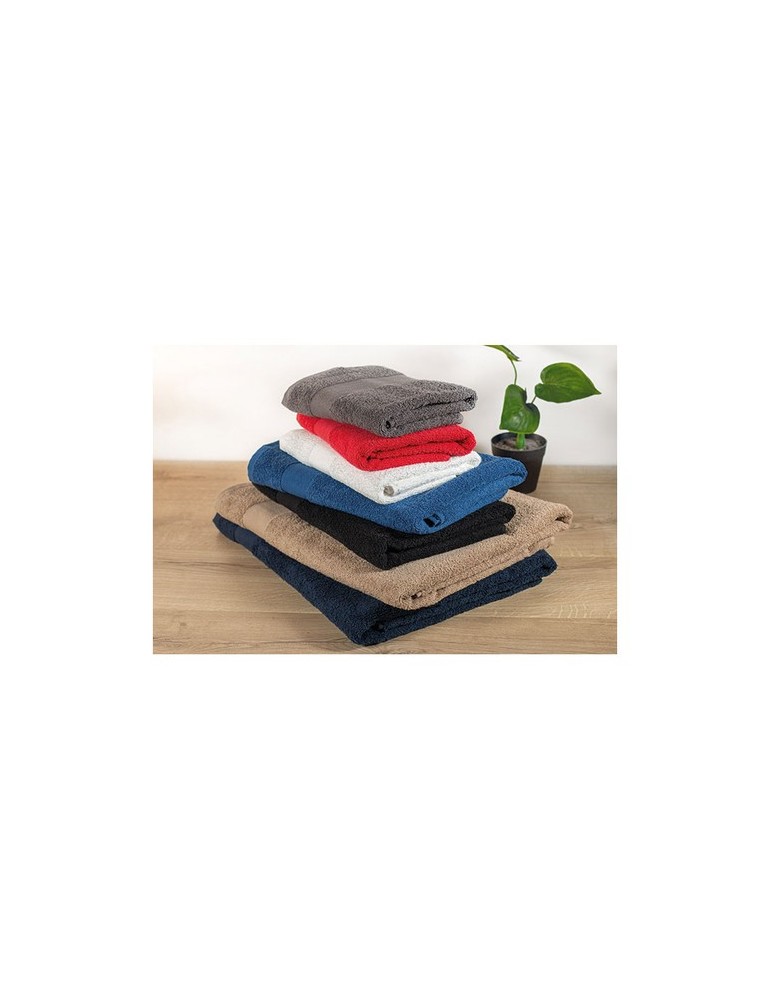 Serviette Éponge Coton Bio Personnalisée MERRY 180x100 cm pas cher