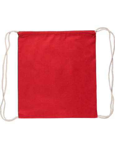 Sac à dos en coton Oeko-Tex 140 g/m2 publicitaire Bridget