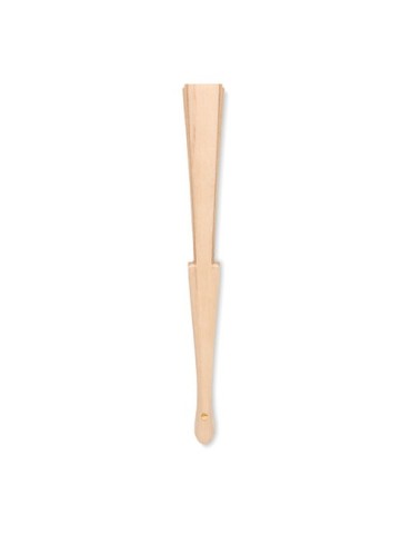 Éventail en bois et liège FANNY CORK personnalisé pas cher 2