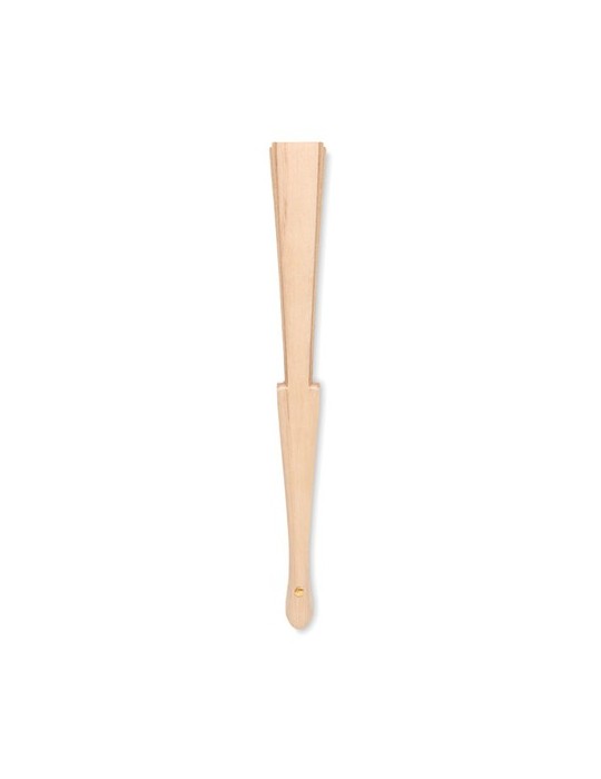Éventail en bois et liège FANNY CORK personnalisé pas cher