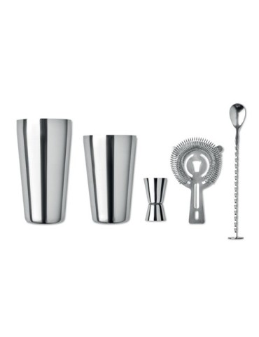 Set à Cocktail en Inox Personnalisé BOSTON pas cher 2