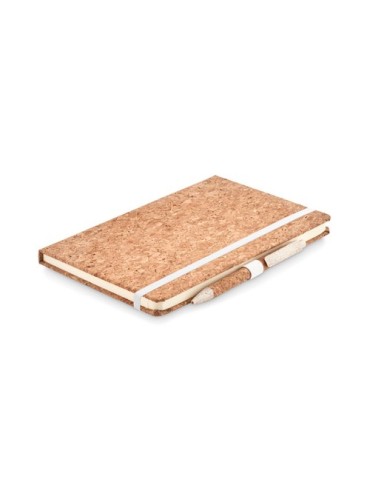 Carnet A5 et stylo en liège | Objets publicitaires 2