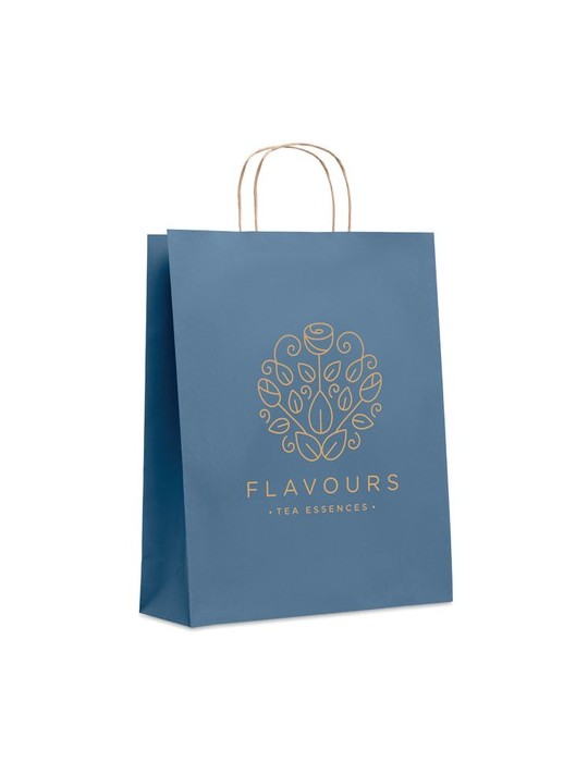 Sac en papier personnalisé | Objets publicitaires PAPER TONE L