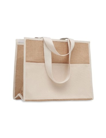 Sac shopping  en jute | Personnalisée pas cher CAMPO DE GELI