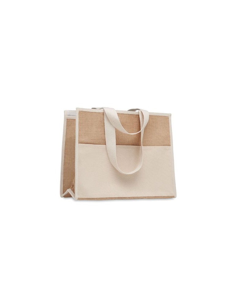 Sac shopping  en jute | Personnalisée pas cher CAMPO DE GELI