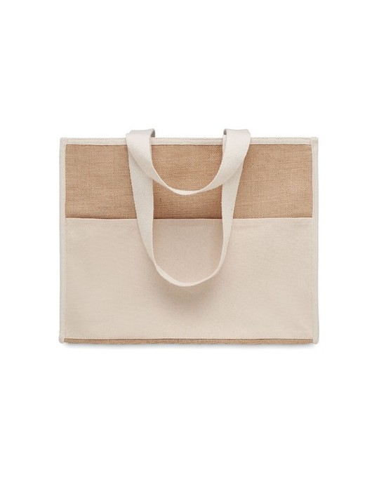 Sac shopping  en jute | Personnalisée pas cher CAMPO DE GELI